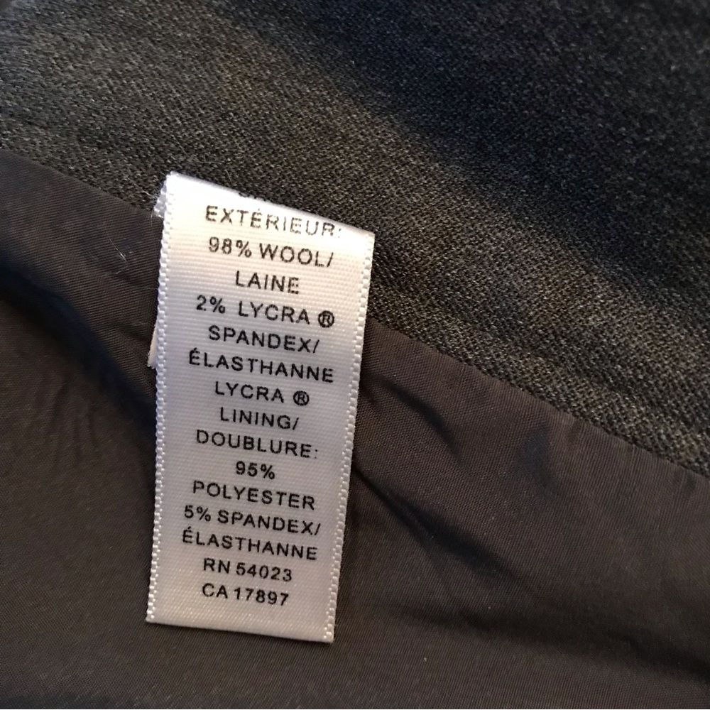 Banana Republic Martin Fit Gray Cuff Cropped Pants 12 - Picture 9 of 10